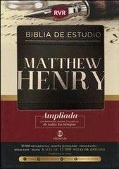Biblia de estudio Matthew Henry, edición de lujo - RVR 1960