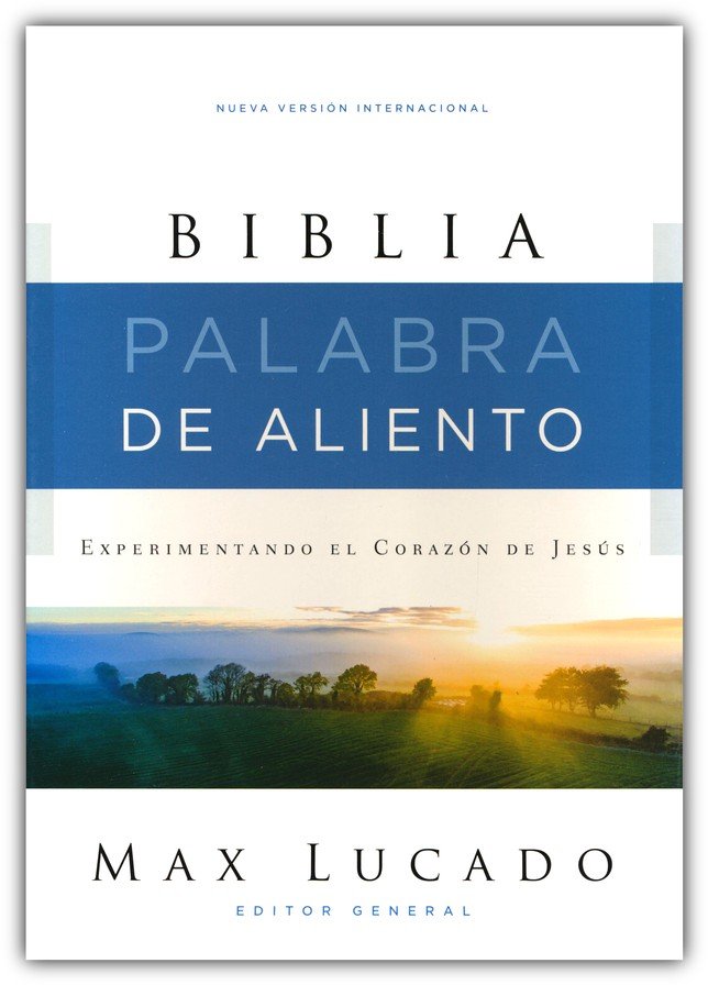 Biblia palabra de aliento cuero azul oscuro - NVI