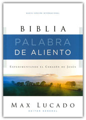 Biblia palabra de aliento cuero azul oscuro - NVI