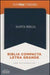 Biblia compacta letra grande piel negro - RVR 1960 - Coffee & Jesus
