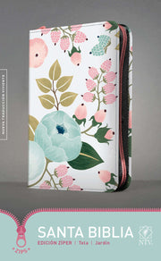 Santa Biblia flores edición Ziper - NTV - Coffee & Jesus
