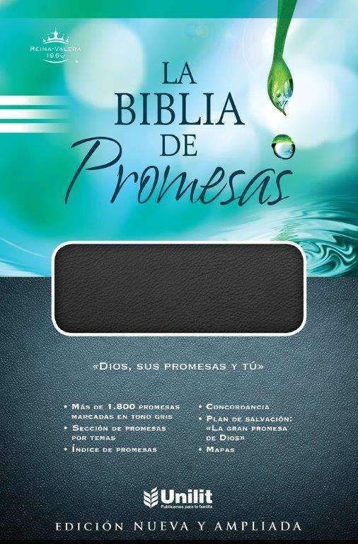 Biblia de promesas Imitación piel negra - RVR60 - Coffee & Jesus