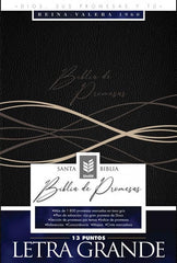 Biblia de promesas, letra grande negro - RVR 1960