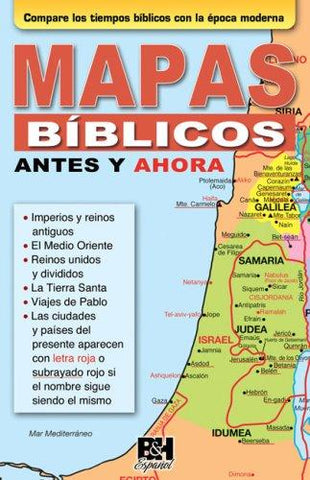 Folleto Mapas bíblicos antes y ahora