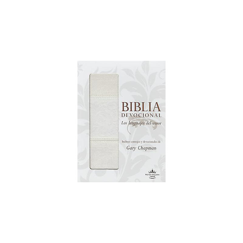 Biblia Devocional Los Lenguajes del Amor - Imitación Piel Blanco RVR 1960