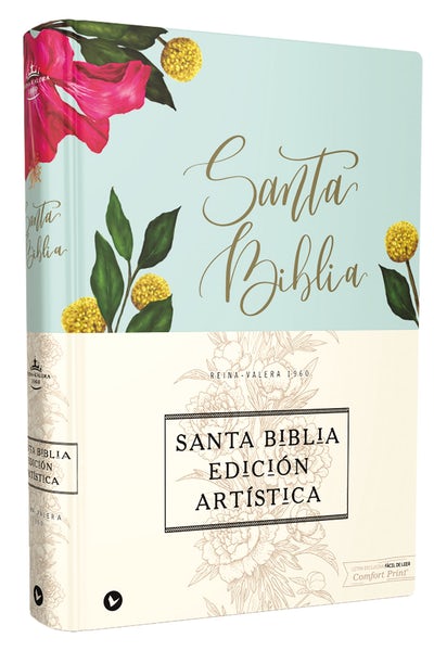 Santa Biblia Edición Artística - Reina Valera 1960 - Tapa Dura/Tela Floral