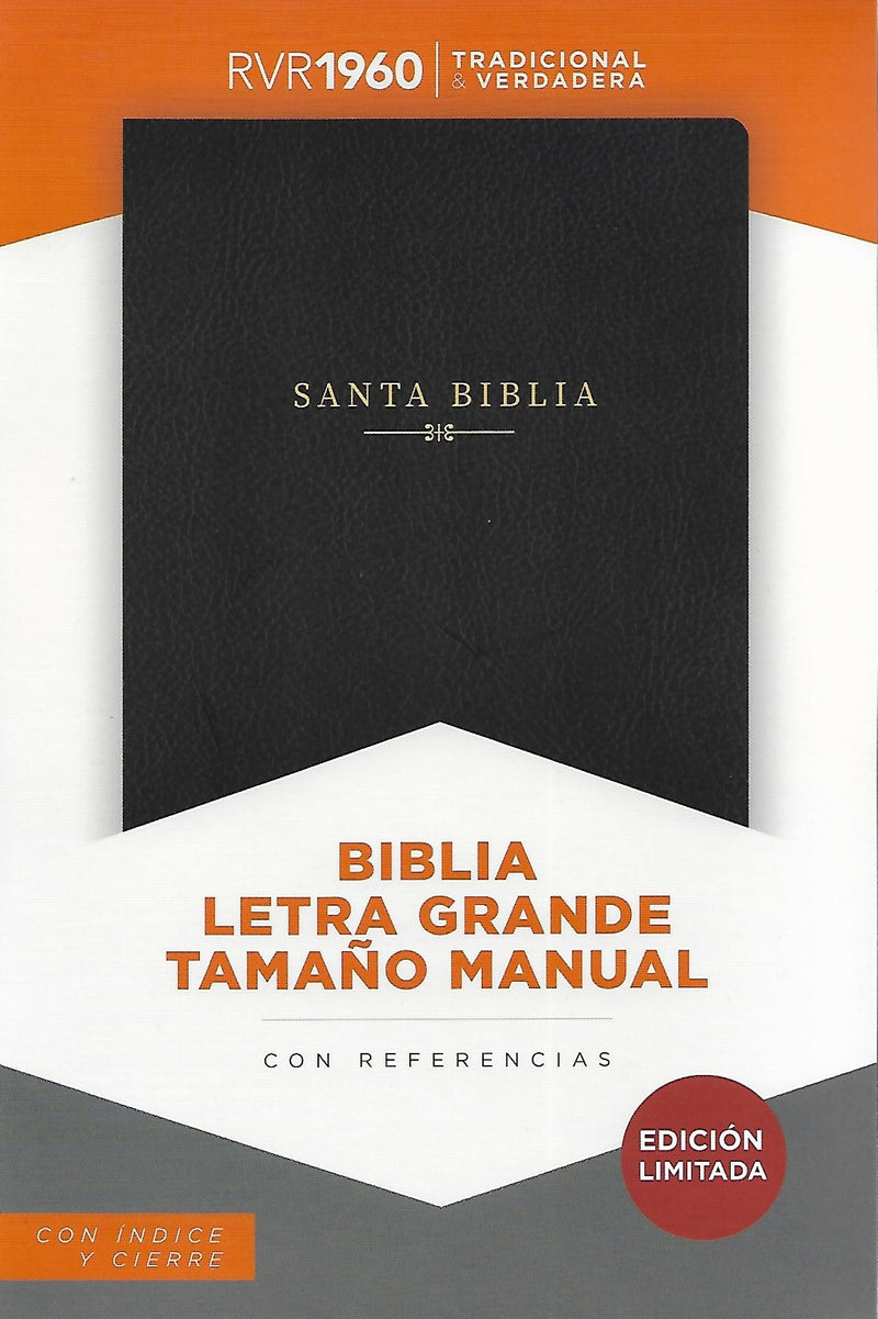 Biblia letra grande, tamaño manual - RVR 1960