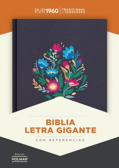 Biblia bordado sobre tela letra gigante - RVR 1960