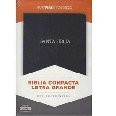 Biblia compacta letra grande con índice - RVR 1960
