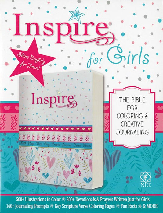 Biblia Inspire creative journaling new living translation (English Version)