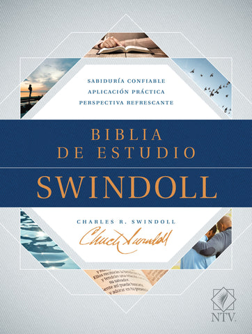 Biblia de estudio Swindoll,  tapa dura con índice - NTV