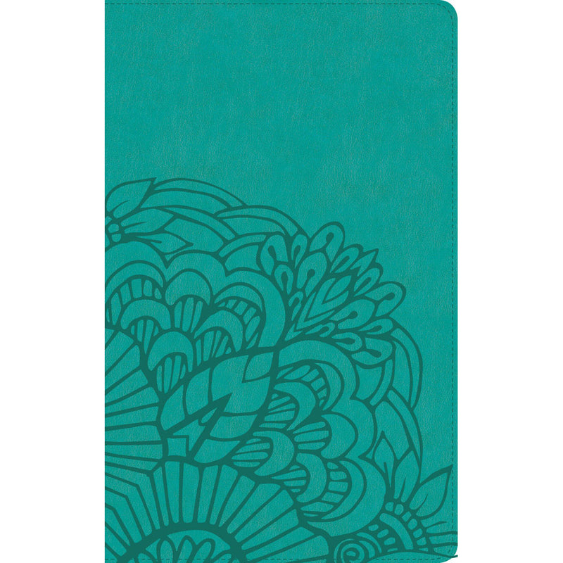 Biblia ultrafina, aqua símil piel con índice - NVI