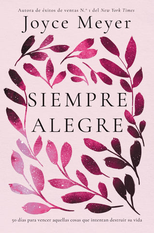 LIBRO SIEMPRE ALEGRE- JOYCE MEYER