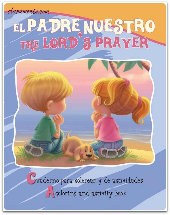 Cuaderno para colorear bilingüe - El Padre Nuestro - Coffee & Jesus