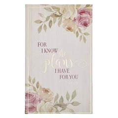 For I Know the Plans Journal, Flexcover, Floral
