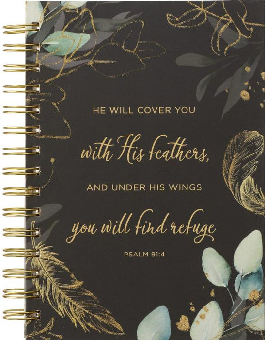 Cuaderno He will cover you Salmo 91:4