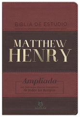 Biblia de estudio Matthew Henry, clásica con índice - RVR 1960