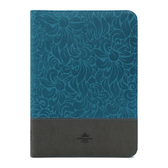 Biblia aguamarina, letra gigante con cierre - RVR 1960