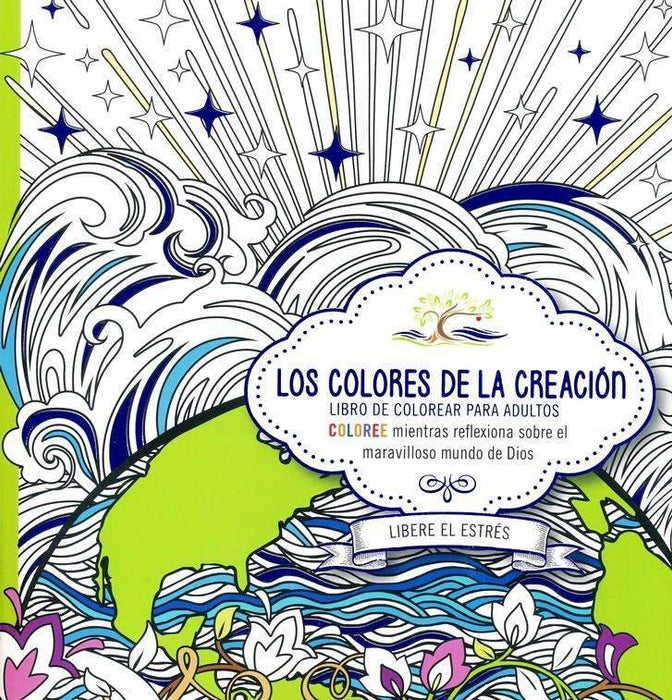 Libro para colorear: Los colores de la creación - Casa Creación - Coffee & Jesus