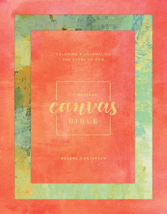 The message canvas Bible para colorear - Eugene H. Peterson - Coffee & Jesus