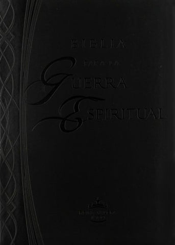 Biblia para la guerra espiritual, imitación piel negro - RVR 1960
