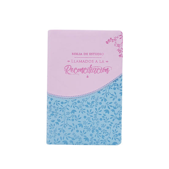 Biblia de estudio llamados a la reconciliación azul/rosado - RVR 1960
