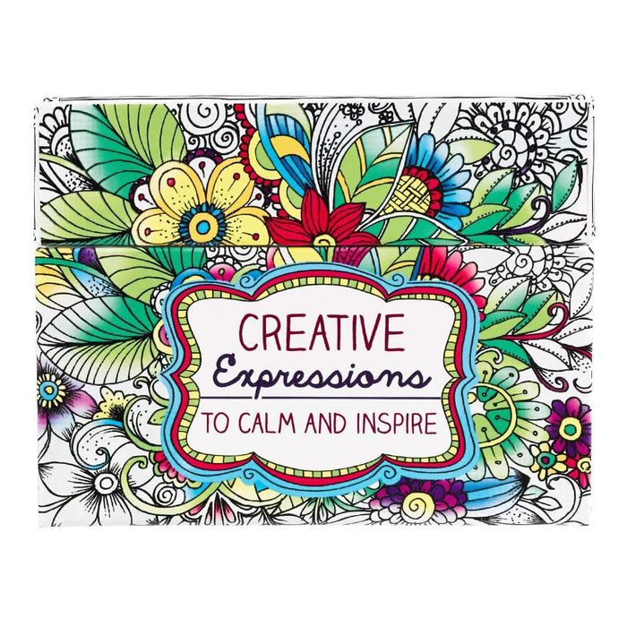 Tarjetas Para Colorear - Creative Expres - Coffee & Jesus