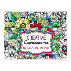 Tarjetas para colorear creative expresions
