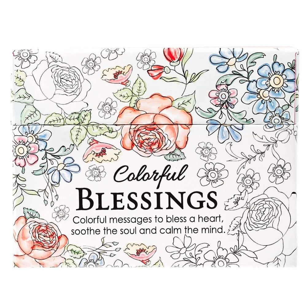 Tarjetas Para Colorear - Colorful Blessi
