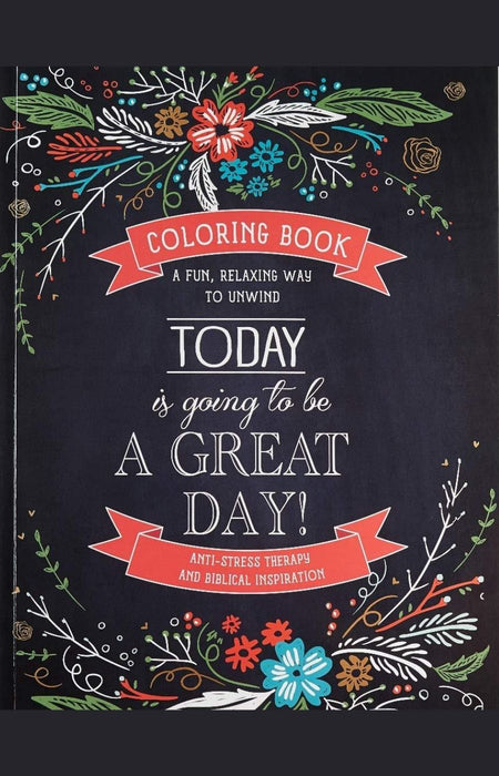 Libro para colorear: Great day - Christian Art Gifts