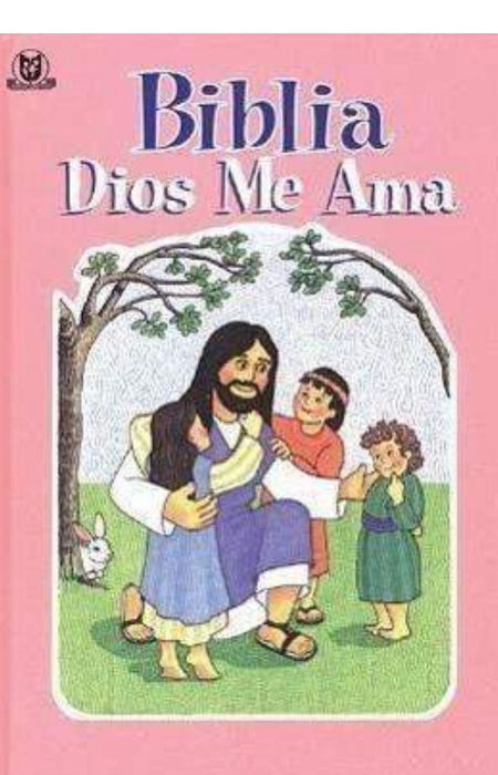 Biblia Dios me ama, rosada - RVR 1960