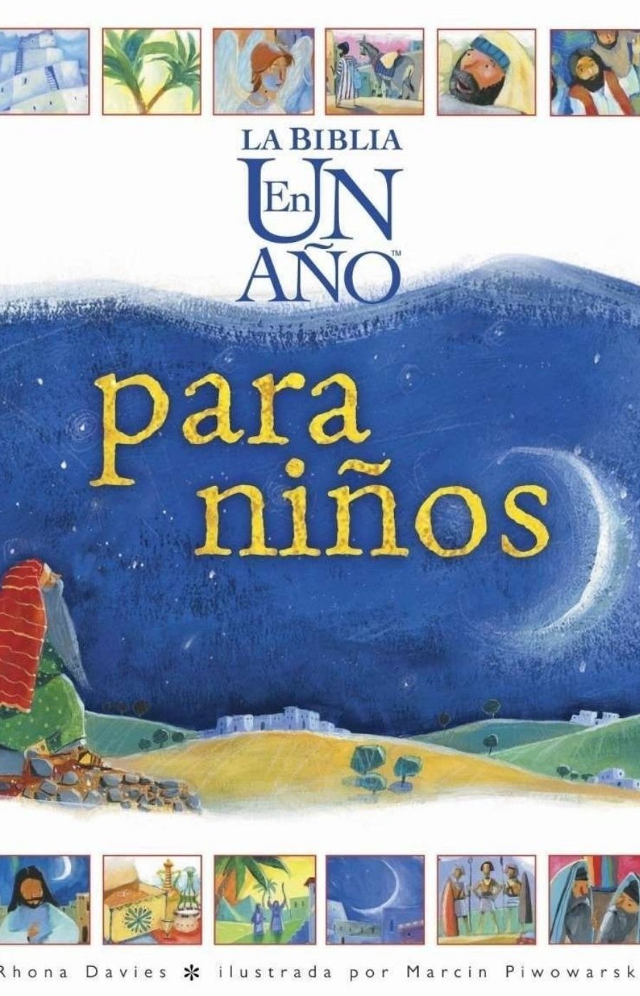 Biblia en un año para niños, azul