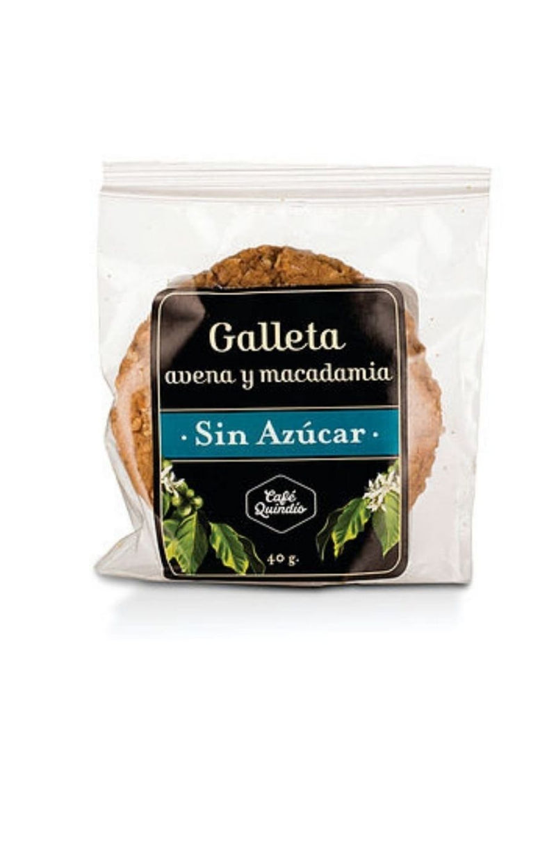 Galleta de avena y macadamia