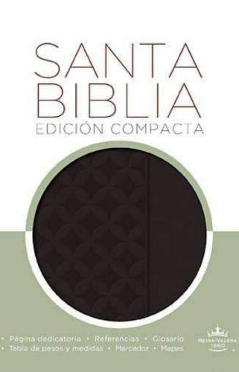 Biblia edición compacta, color negra - RVR 1960