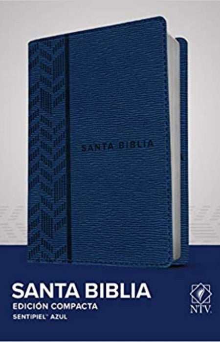 Santa Biblia edición compacta, azul imitación piel - NTV