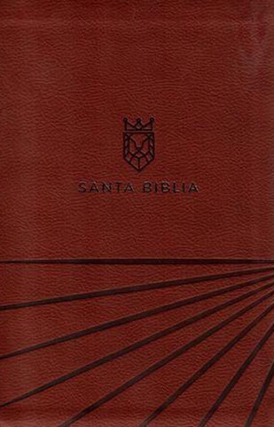 Biblia letra grande con cierre, café - RVR 1960