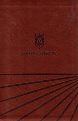 Biblia letra grande con cierre, café - RVR 1960