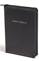 Biblia  letra grande con cierre, color negro - RVR 1960