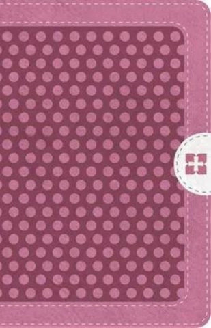 Biblia ultrafina compacta rosa con cierre - NVI