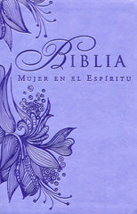 Biblia mujer en el Espíritu, imitación piel morado - RVR 1960