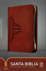 Santa Biblia edición zipper ladrillo - NTV