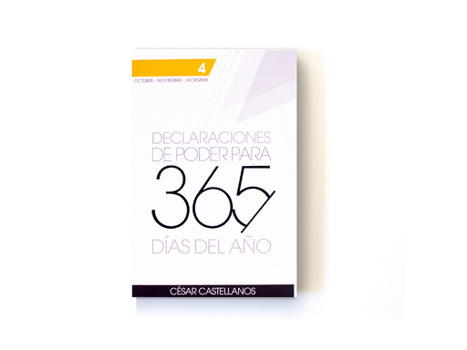 365 Declaraciones de poder - Cesar Castellanos Tomo IIII - Coffee & Jesus