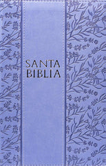 Biblia letra gigante, tamaño manual con referencias, color lila - RVR 1960