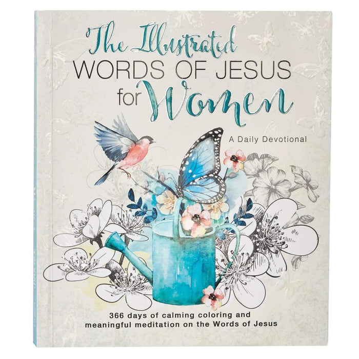 Libro Devocional - Illustrated Words Jesus For Women - Tapa - Coffee & Jesus