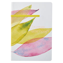 Diario, edición flexible con cierre elástico: Courage dear heart - Citrus