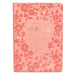 All Things Coral Faux Leather Slimline Journal - Romans 8:28