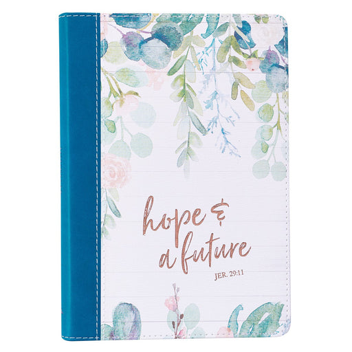 Hope and a Future Slimline Faux Leather Journal - Jeremiah 29:11