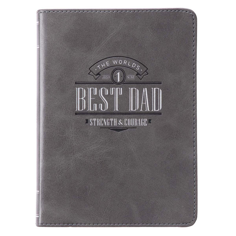 Agenda de lujo The world's best Dad - Gris
