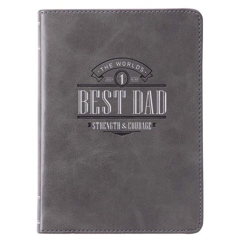 Agenda de lujo The world's best Dad - Gris