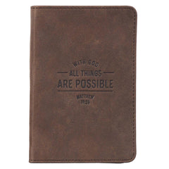 Libreta de apuntes All Things Are Possibl- Mateo 19:26